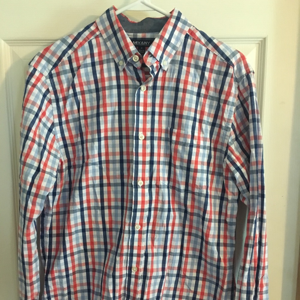 Mix & NY Young Men’s button up long sleeve